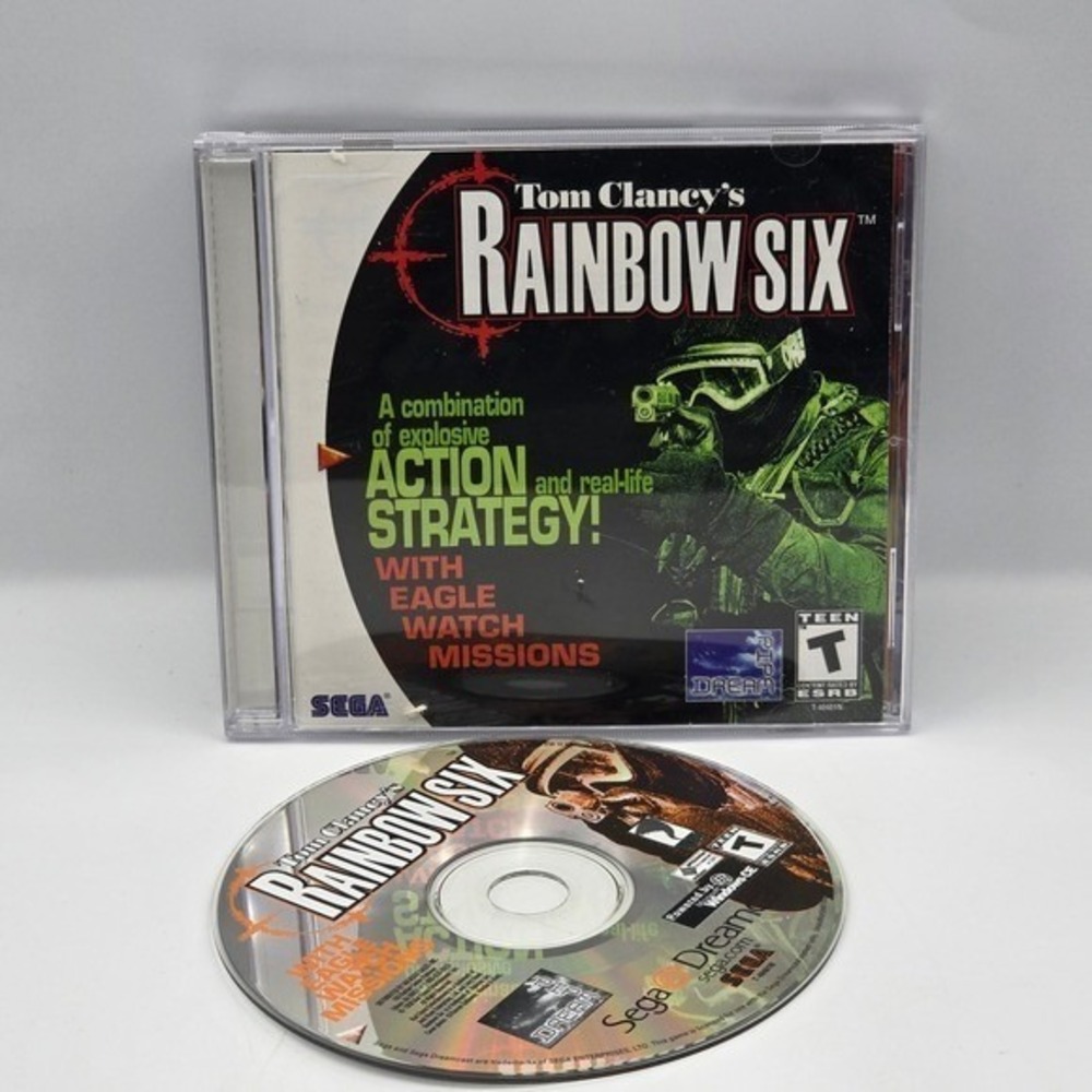 Tom Clancy's Rainbow Six Eagle Watch Missions Sega Dreamcast Video Game T-40401N